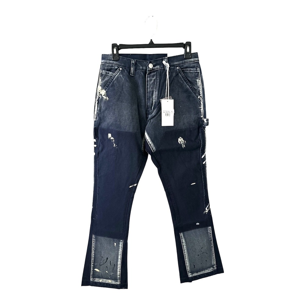 NWT MNML Men's‎ B243 Flare Denim Jeans Navy Size 28